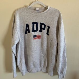 Alpha Delta Pi Crewneck Sweatshirt ADPi